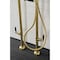 Aqua Vintage CCK8107DKL Freestanding Tub Faucet with Supply Line, Stop Valve, Brushed Brass CCK8107DKL - alternate 6